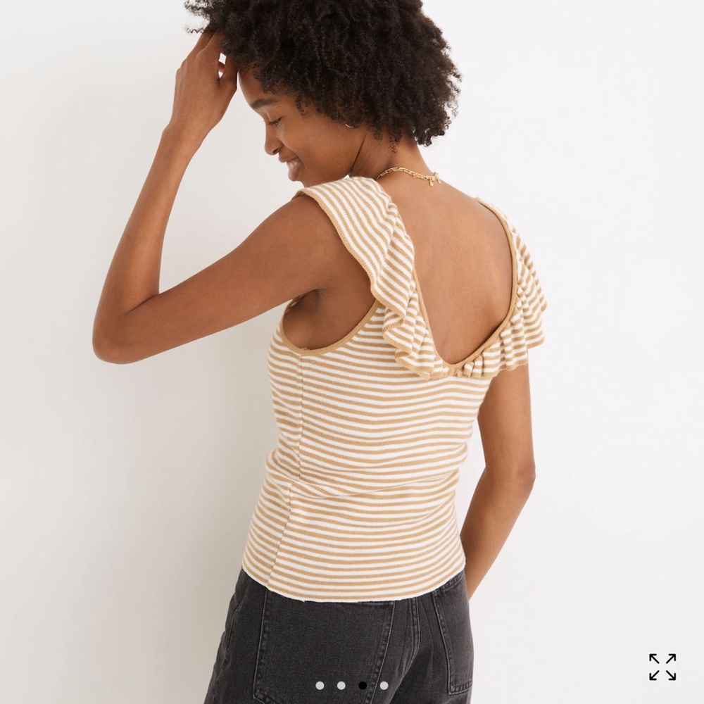 Madewell Wool Ruffle Top - Picture 9 of 10
